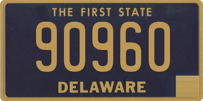 DE license plate 90960
