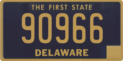 DE license plate 90966