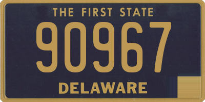 DE license plate 90967