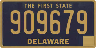 DE license plate 909679