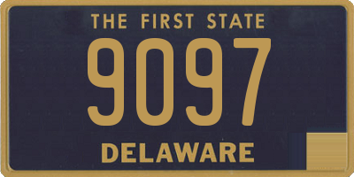 DE license plate 9097