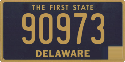 DE license plate 90973