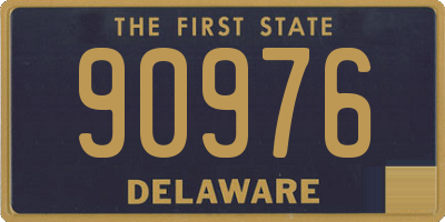 DE license plate 90976