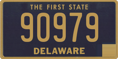 DE license plate 90979