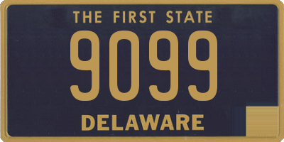 DE license plate 9099