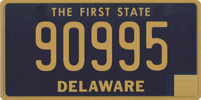 DE license plate 90995