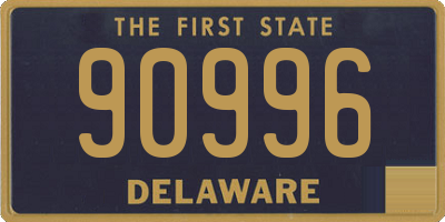 DE license plate 90996