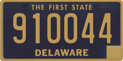 DE license plate 910044