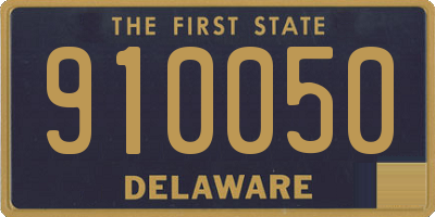 DE license plate 910050