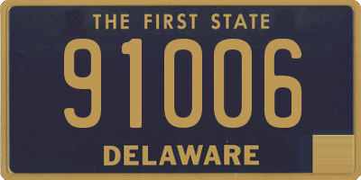 DE license plate 91006