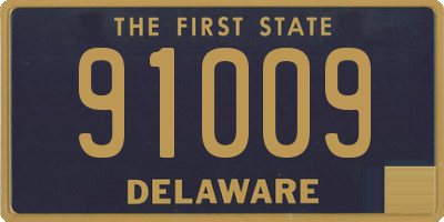 DE license plate 91009