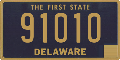 DE license plate 91010