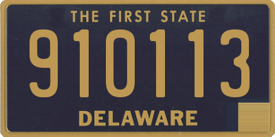 DE license plate 910113