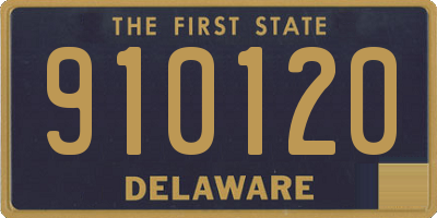 DE license plate 910120