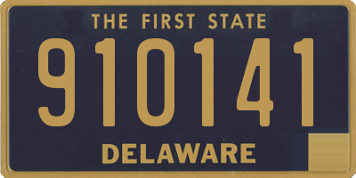 DE license plate 910141