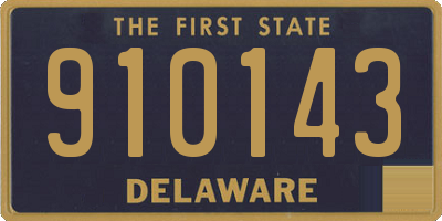 DE license plate 910143