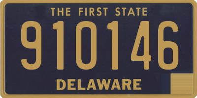 DE license plate 910146