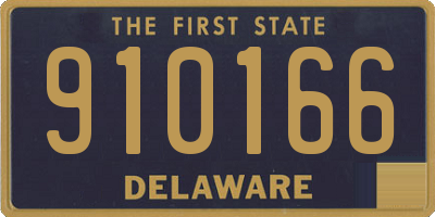 DE license plate 910166