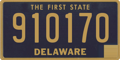 DE license plate 910170