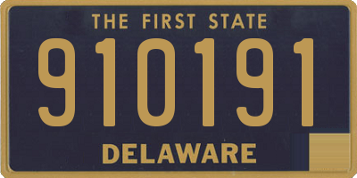 DE license plate 910191
