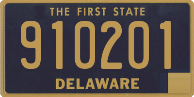 DE license plate 910201