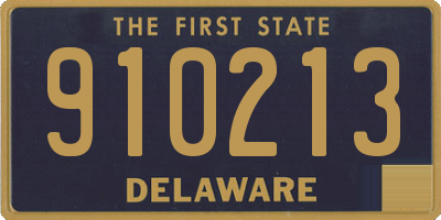 DE license plate 910213