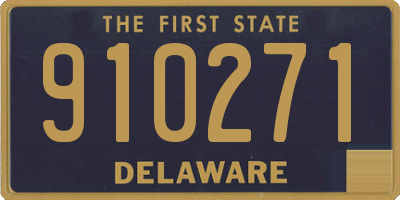 DE license plate 910271