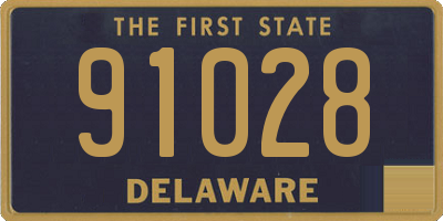 DE license plate 91028