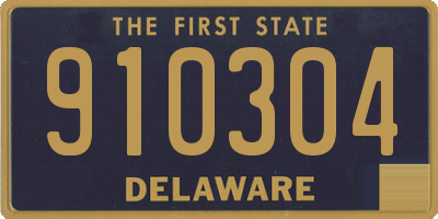 DE license plate 910304