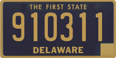 DE license plate 910311