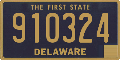 DE license plate 910324