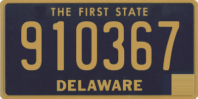 DE license plate 910367