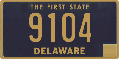 DE license plate 9104