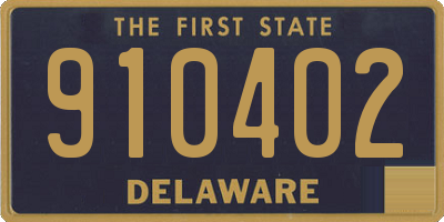 DE license plate 910402