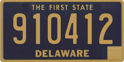 DE license plate 910412