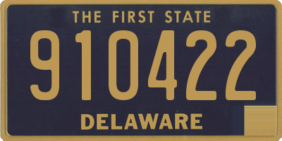 DE license plate 910422