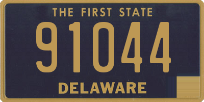 DE license plate 91044