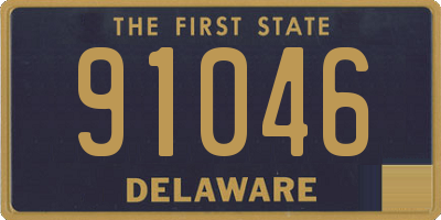 DE license plate 91046
