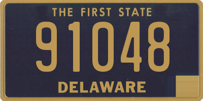 DE license plate 91048