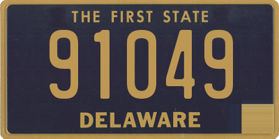 DE license plate 91049