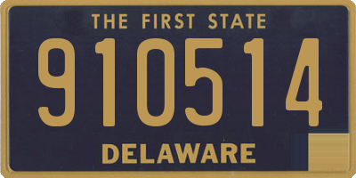 DE license plate 910514