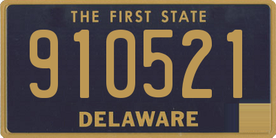 DE license plate 910521