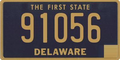 DE license plate 91056