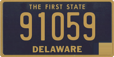DE license plate 91059