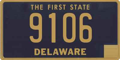 DE license plate 9106