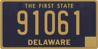 DE license plate 91061