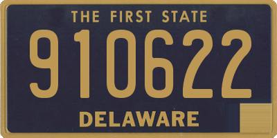 DE license plate 910622