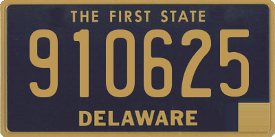 DE license plate 910625