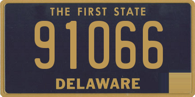 DE license plate 91066