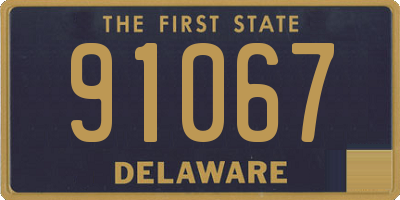 DE license plate 91067